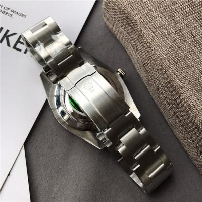 Replica Oyster Perpetual   A21J Automatic Movement Mens Watch Black Dial Oyster Bracelet  SS E32