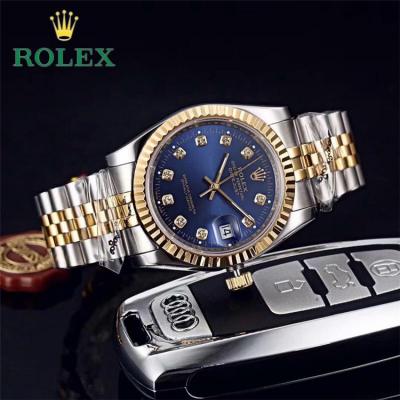 Replica Datejust Japan Miyota 8215 Automatic Movement Mens Watch Black Dial Jubilee Bracelet Yellow Gold E34