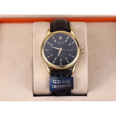 Replica Cellini Japan Miyota 8215 Automatic Movement Mens Watch White Dial Leather Strap B E41