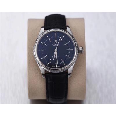 Replica Cellini Japan Miyota 8215 Automatic Movement Mens Watch White Dial Leather Strap B E41