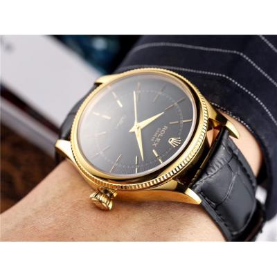 Replica Cellini Japan Miyota 8215 Automatic Movement Mens Watch White  Dial Leather Strap B E44