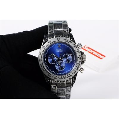 Replica Cosmograph Daytona A21J Automatic Movement Mens Watch White  Dial  Vintage Engraving Bracelet E49