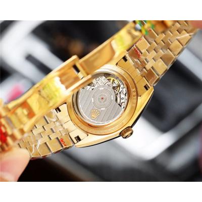 Replica Datejust Miyota 821A Automatic Movement Mens Watch  Black Dial Jubilee Bracelet Yellow Gold  D E50