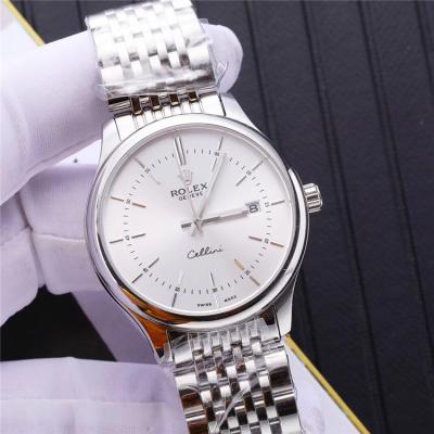 Replica Cellini Japan Miyota 8215 Automatic Movement Mens Watch White Dial Stainless Steel A E52