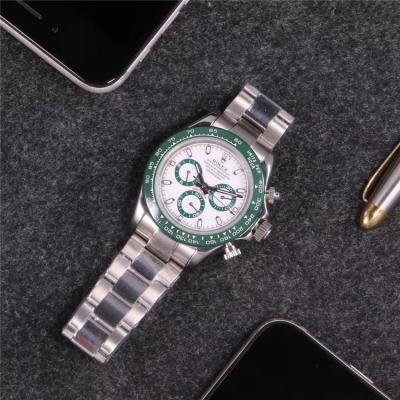 Replica Cosmograph Daytona A21J Automatic Movement Mens Watch White Dial Oyster Bracelet SS E63