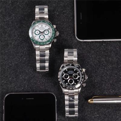 Replica Cosmograph Daytona A21J Automatic Movement Mens Watch White Dial Oyster Bracelet SS E63