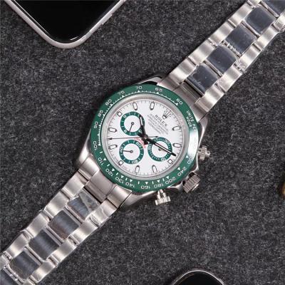 Replica Cosmograph Daytona A21J Automatic Movement Mens Watch White Dial Oyster Bracelet SS E63