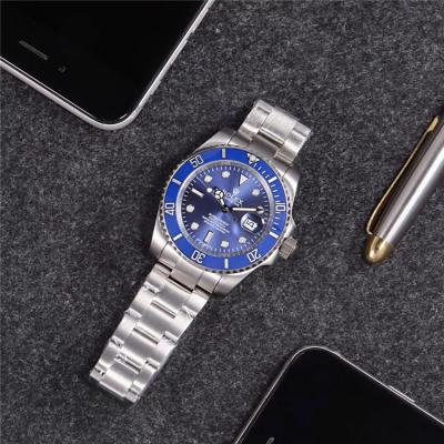 Replica Cosmograph Daytona A2813 Automatic Movement Mens Watch Blue Dial Oyster Bracelet SS E64