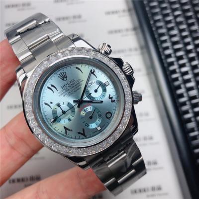 Replica Cosmograph Daytona A21J Automatic Movement Mens Watch Ice Blue Dial Oyster Bracelet SS E67