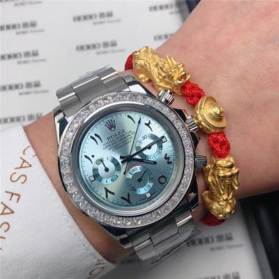 Replica Cosmograph Daytona A21J Automatic Movement Mens Watch Ice Blue Dial Oyster Bracelet SS E67