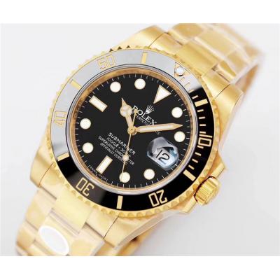 Replica Submariner A2836 Automatic Movement Mens Watch Blue Dial Oyster Bracelet Two Tone Yellow Gold A E72