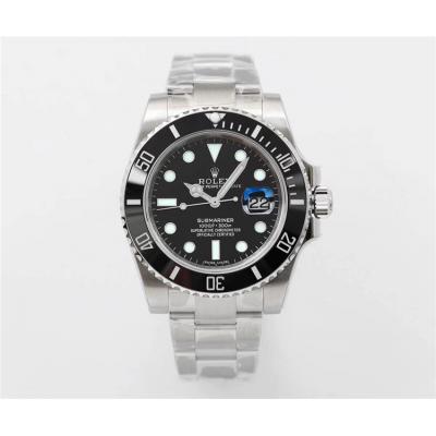 Replica Submariner A2836 Automatic Movement Mens Watch Black Dial Oyster Bracelet SS B E72