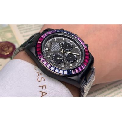 Replica Cosmograph Daytona  A21J Automatic Movement Mens Watch Graffiti Dial Rubber Strap E80