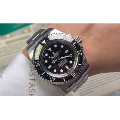 Replica Sea-Dweller A21J Automatic Movement Mens Watch  Black Dial Oyster Bracelet  SS E82