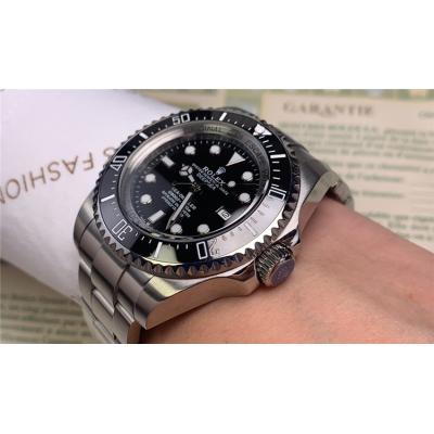 Replica Sea-Dweller A21J Automatic Movement Mens Watch  Black Dial Oyster Bracelet  SS E82