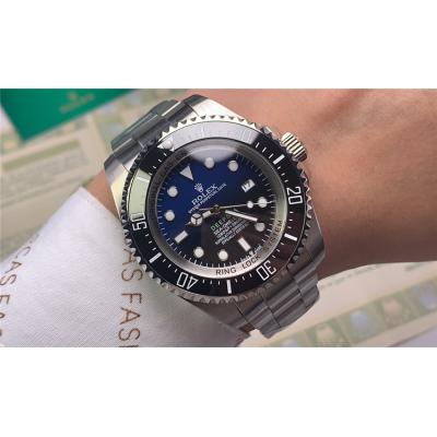 Replica Sea-Dweller A21J Automatic Movement Mens Watch  Black Dial Oyster Bracelet  SS E82