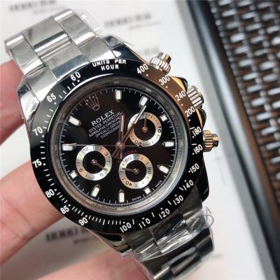 Replica Cosmograph Daytona Japan Quartz Chronograph Movement Mens Watch White Dial Oyster Bracelet  SS E85