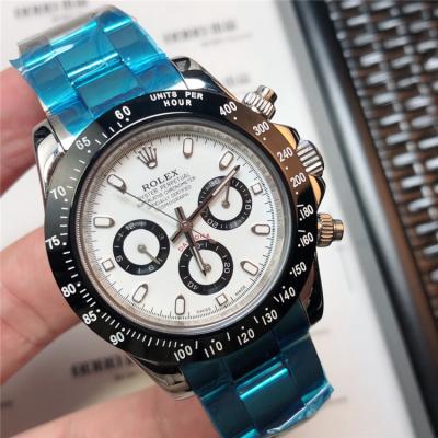 Replica Cosmograph Daytona Japan Quartz Chronograph Movement Mens Watch White Dial Oyster Bracelet  SS E85