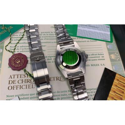 Replica Submariner  A21J Automatic Movement Mens Watch Green Dial Oyster Bracelet  SS E86