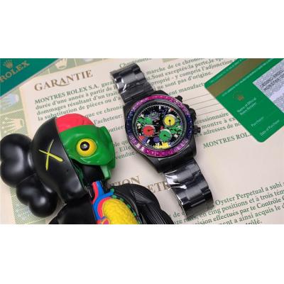 Replica Cosmograph Daytona  A21J Automatic Movement Mens Watch Graffiti Dial PVD Steel E90