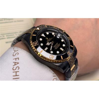 Replica Submariner  A21J Automatic Movement Mens Watch Black Dial  Vintage Engraving Bracelet​ E95