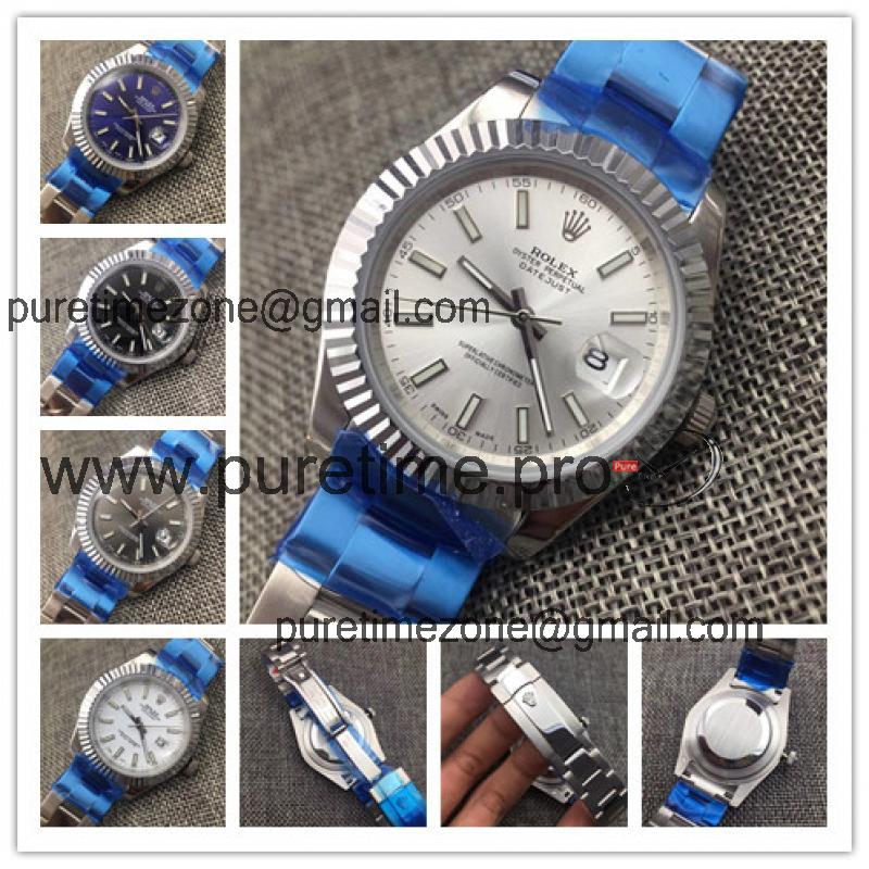 Replica Datejust A21j Automatic Movement Mens Watch Silver Dial Oyster Bracelet SS B E250