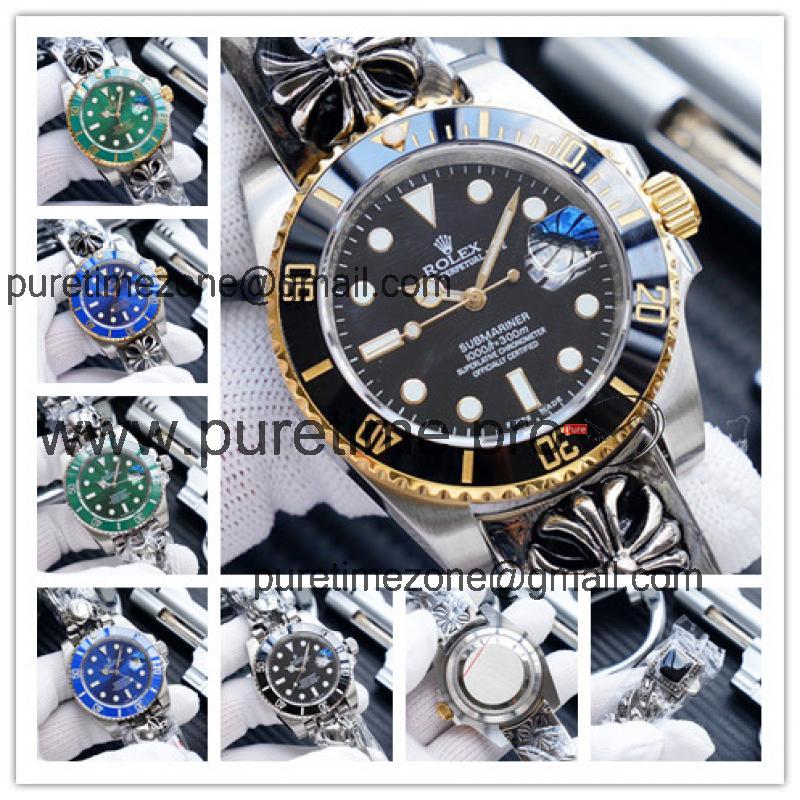 Replica Submariner Japan Miyota 8215 Automatic Movement Mens Watch Black Dial Oyster Bracelet SS E321