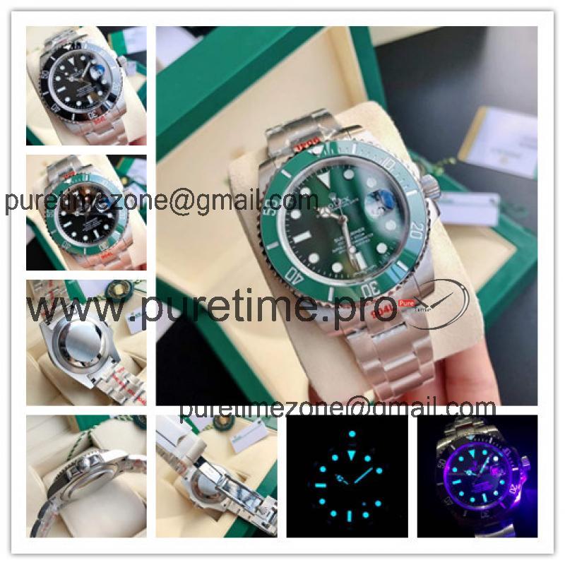 Replica Submariner Japan Miyota 8215 Automatic Mens Watch Green Dial Oyster Bracelet SS E357