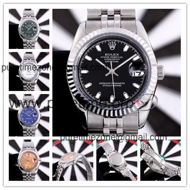 Replica Datejust A21J Automatic Movement Mens Watch Black Dial Jubilee Bracelet SS B241