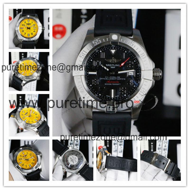 Replica Avenger A21j Automatic Movement Mens Watch White Dial Rubber Strap C75