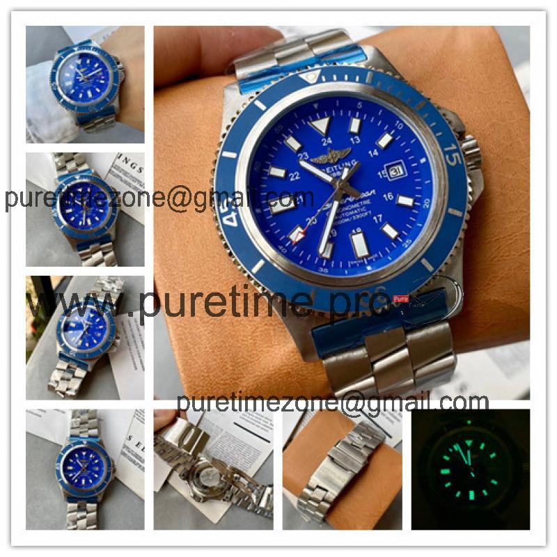 Replica Avenger A21j Automatic Movement Mens Watch Blue Dial Oyster Bracelet SS C81