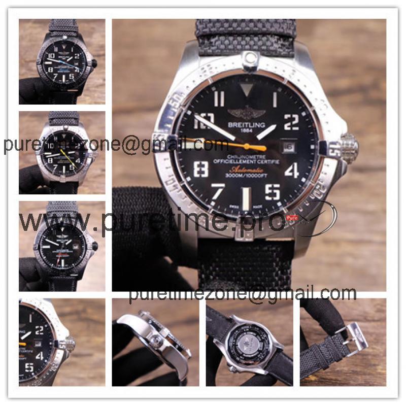 Replica Avenger  Japan Miyota 8215 Automatic Mens Watch Black Dial Nylon Strap G02