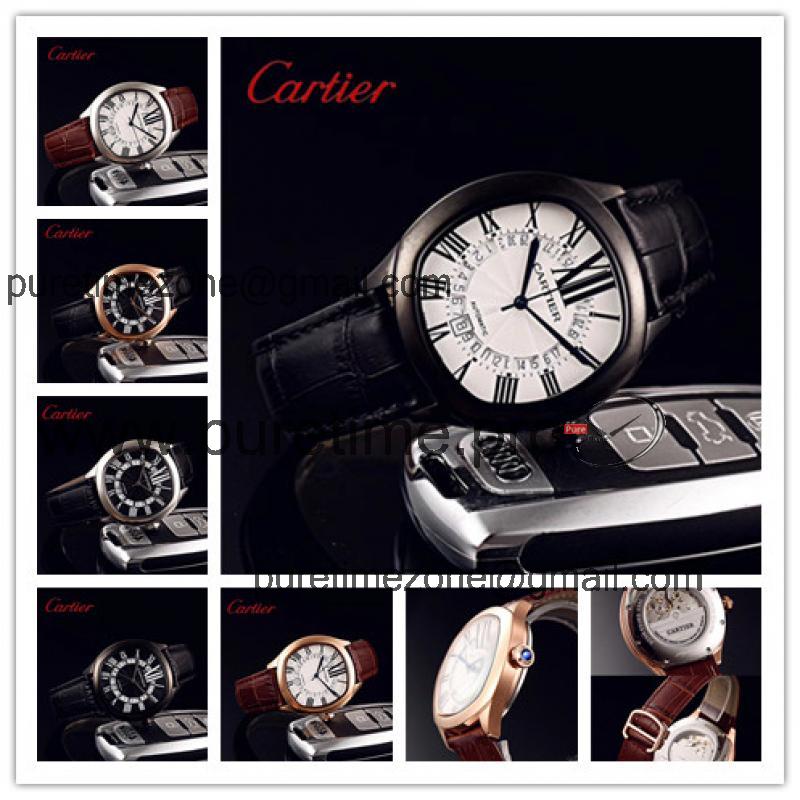 Replica Drive  A21j Automatic Movement Mens Watch White Dial Leather Strap A E105