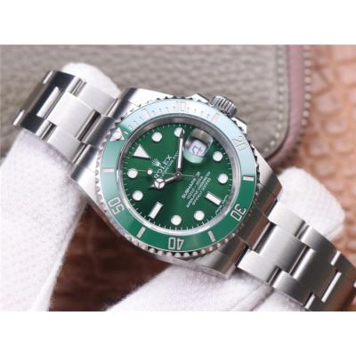 NOOB V11 Submariner 116610 SA3135 Automatic Mens Watch Ceramic Bezel Green Dial 904L SS Bracelet Best Edition