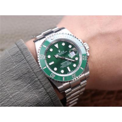 NOOB V11 Submariner 116610 SA3135 Automatic Mens Watch Ceramic Bezel Green Dial 904L SS Bracelet Best Edition