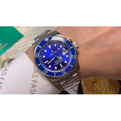 Replica Submariner  A21J Automatic Movement Mens Watch Blue Dial Oyster Bracelet SS A E104