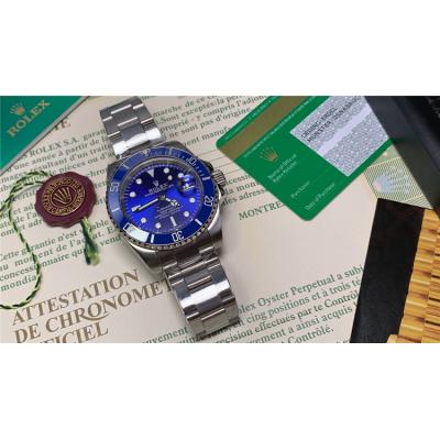 Replica Submariner  A21J Automatic Movement Mens Watch Blue Dial Oyster Bracelet SS A E104