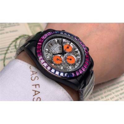 Replica Cosmograph Daytona  A21J Automatic Movement Mens Watch Graffiti Dial Rubber Strap E105