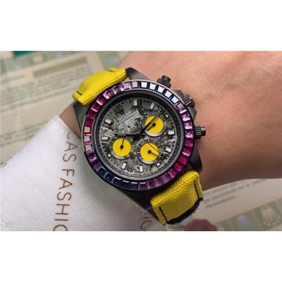 Replica Cosmograph Daytona  A21J Automatic Movement Mens Watch Graffiti Dial Nylon Strap E106