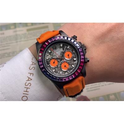 Replica Cosmograph Daytona  A21J Automatic Movement Mens Watch Graffiti Dial Nylon Strap E106