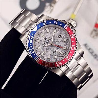 Replica GMT-Master II A21J Automatic Movement Mens Watch Graffiti Dial  Oyster Bracelet SS E115