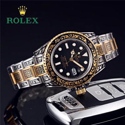 Replica Submariner  A21J Automatic Movement Mens Watch Black Dial Vintage Engraving Bracelet E121