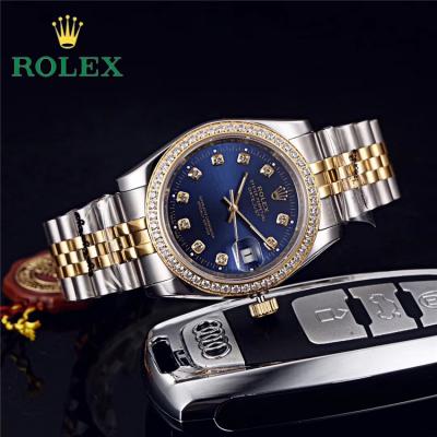 Replica Datejust Japan Miyota 8215 Automatic Mens Watch Blue Dial Jubilee Bracelet Yellow Gold E126