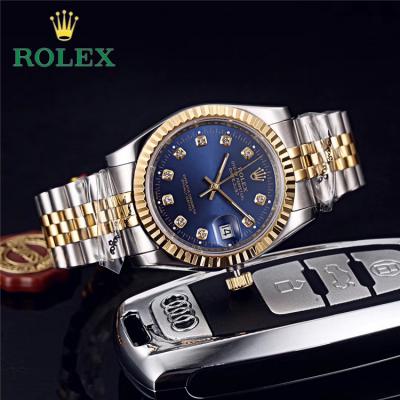 Replica Datejust Japan Miyota 8215 Automatic Mens Watch Blue Dial Jubilee Bracelet Yellow Gold E126