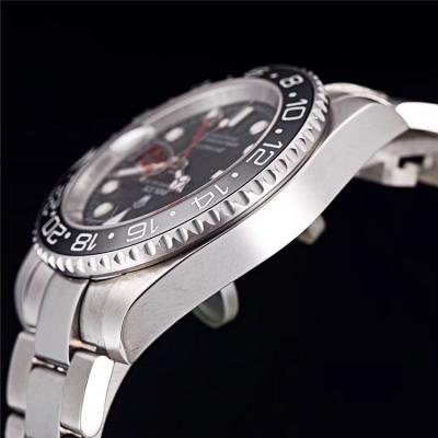 Replica GMT-Master II A21J Automatic Movement Mens Watch Black Dial Oyster Bracelet SS E127