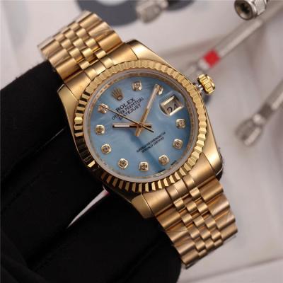 Replica Datejust A21j Automatic  Mens/Womens Watch Ice Blue Dial Jubilee Bracelet Yellow Gold  A E144