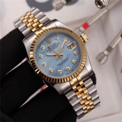 Replica Datejust A21j Automatic  Mens/Womens Watch Ice Blue Dial Jubilee Bracelet Yellow Gold  A E144