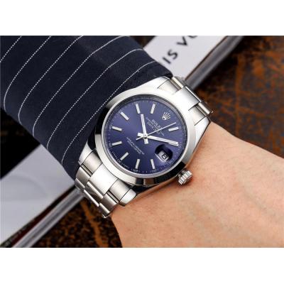 Replica Datejust A2824 Automatic Movement Mens Watch Black Dial Oyster Bracelet SS B E147