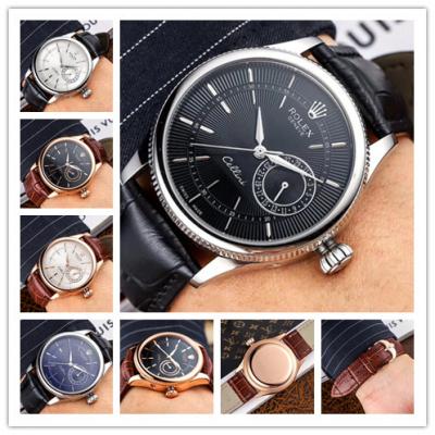 Replica Cellini Japan Miyota 8215 Automatic Movement  Mens Watch Black Dial Leather Strap E149