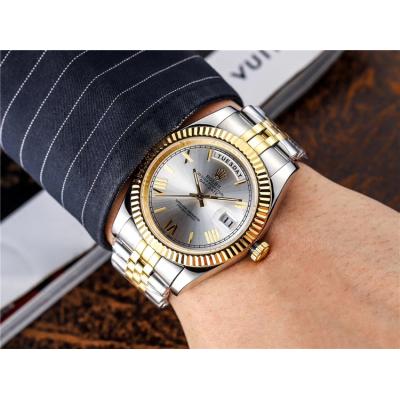 Replica Day-Date A8283 Automatic Movement Mens Watch  Blue Dial Jubilee Bracelet SS A E150